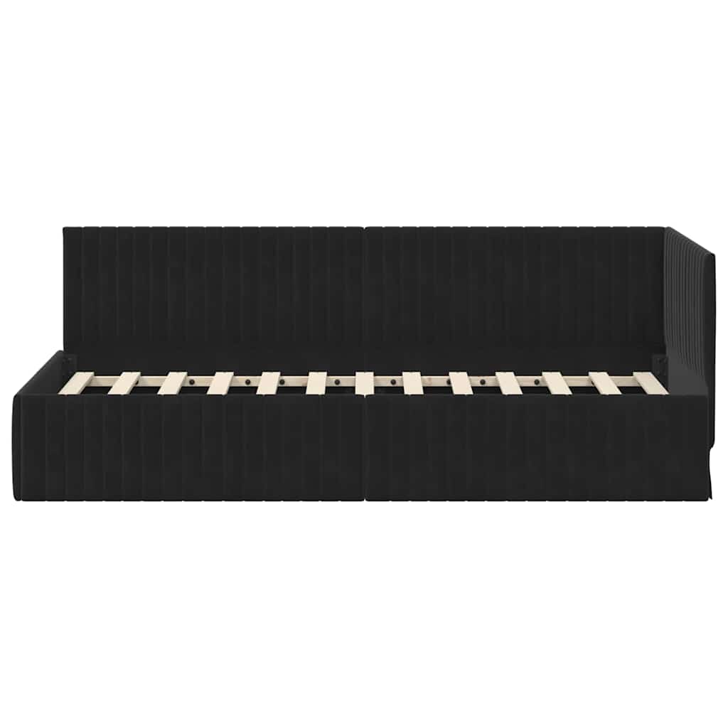 Rohový Rám Postele S Čelo 80 Cm X 200 Cm Samet