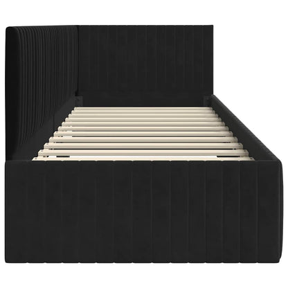 Rohový Rám Postele S Čelo 80 Cm X 200 Cm Samet