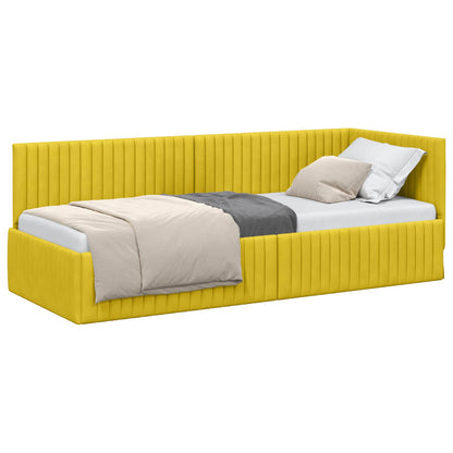 Rohový Rám Postele S Čelo 80 Cm X 200 Cm Samet
