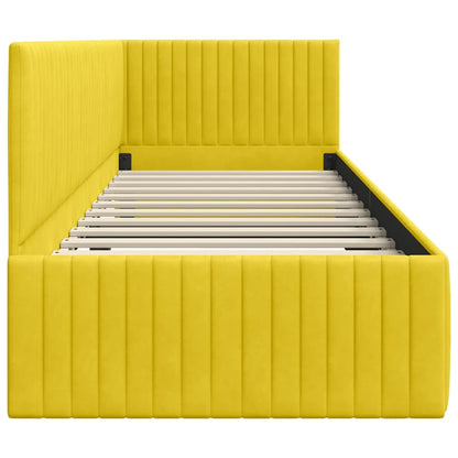 Rohový Rám Postele S Čelo 80 Cm X 200 Cm Samet