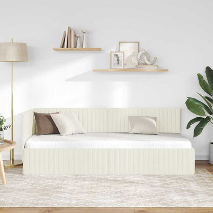 Rohový Rám Postele S Čelo 80 Cm X 200 Cm Samet