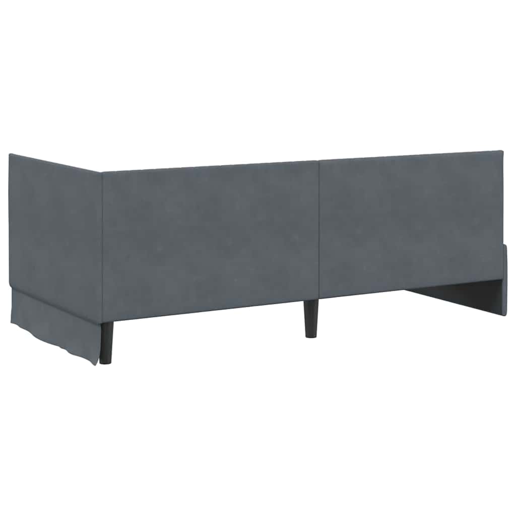 Rohový Rám Postele S Čelo 90 Cm X 190 Cm Samet
