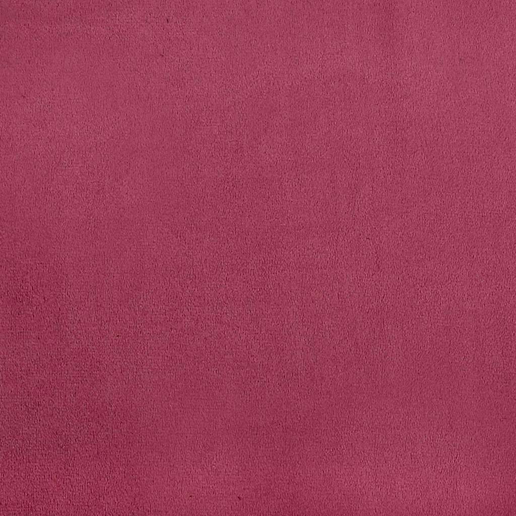 Rohový Rám Postele S Čelo Víno Červené 90 Cm X 190 Cm Samet