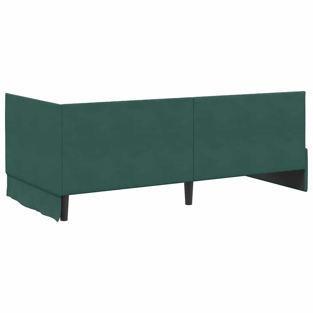 Rohový Rám Postele S Čelo 90 Cm X 200 Cm Samet