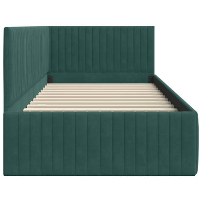 Rohový Rám Postele S Čelo 90 Cm X 200 Cm Samet
