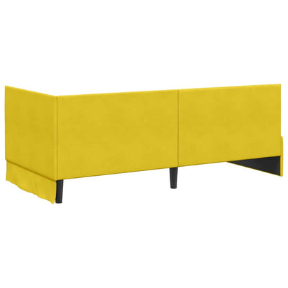 Rohový Rám Postele S Čelo 90 Cm X 200 Cm Samet