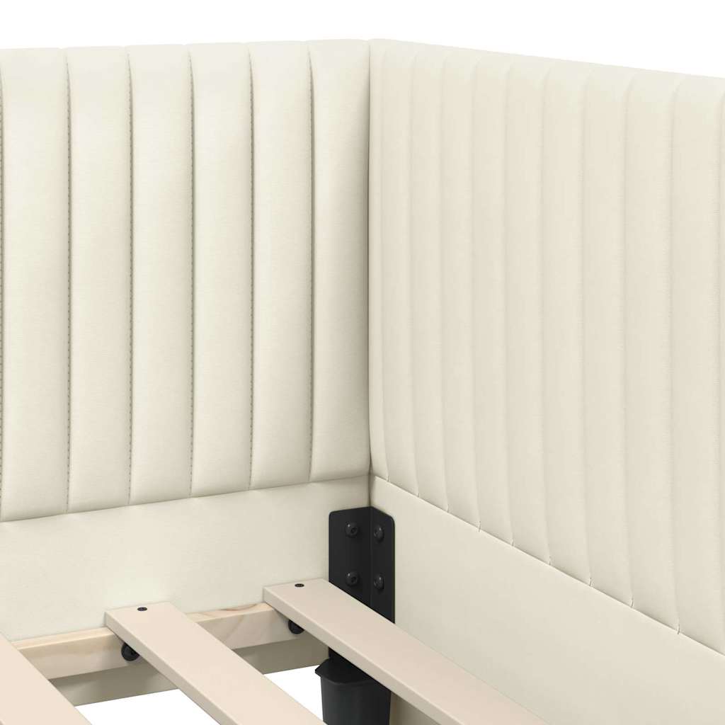 Rohový Rám Postele S Čelo 90 Cm X 200 Cm Samet