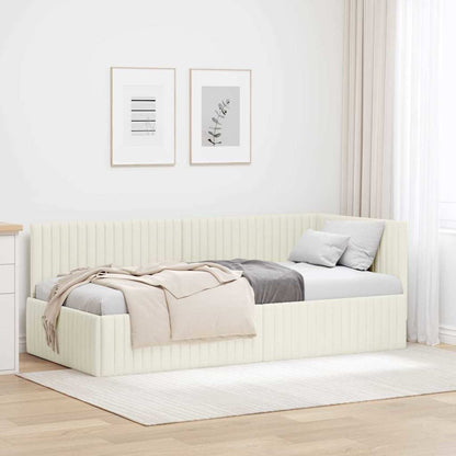 Rohový Rám Postele S Čelo 90 Cm X 200 Cm Samet