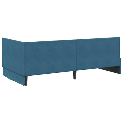 Rohový Rám Postele S Čelo 100 Cm X 200 Cm Samet
