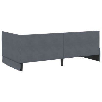 Rohový Rám Postele S Čelo 100 Cm X 200 Cm Samet