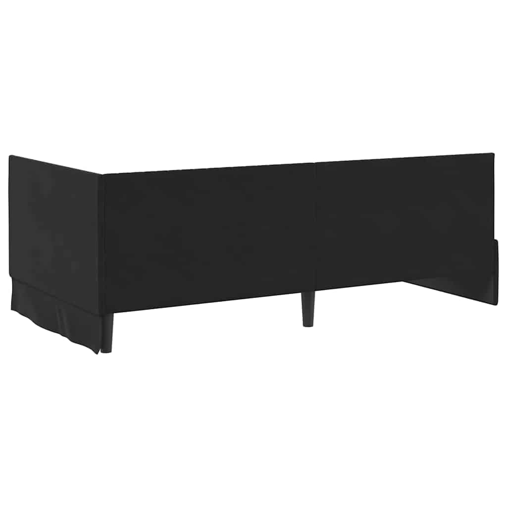 Rohový Rám Postele S Čelo 100 Cm X 200 Cm Samet