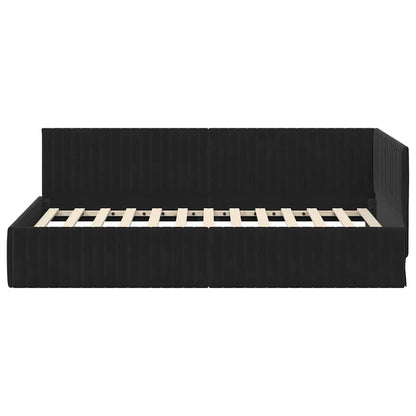 Rohový Rám Postele S Čelo 100 Cm X 200 Cm Samet