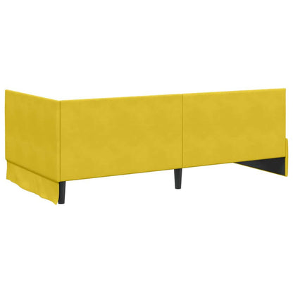 Rohový Rám Postele S Čelo 100 Cm X 200 Cm Samet