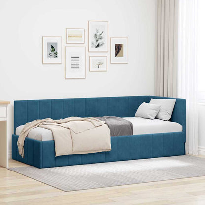 Rohový Rám Postele S Čelo 80 Cm X 200 Cm Samet