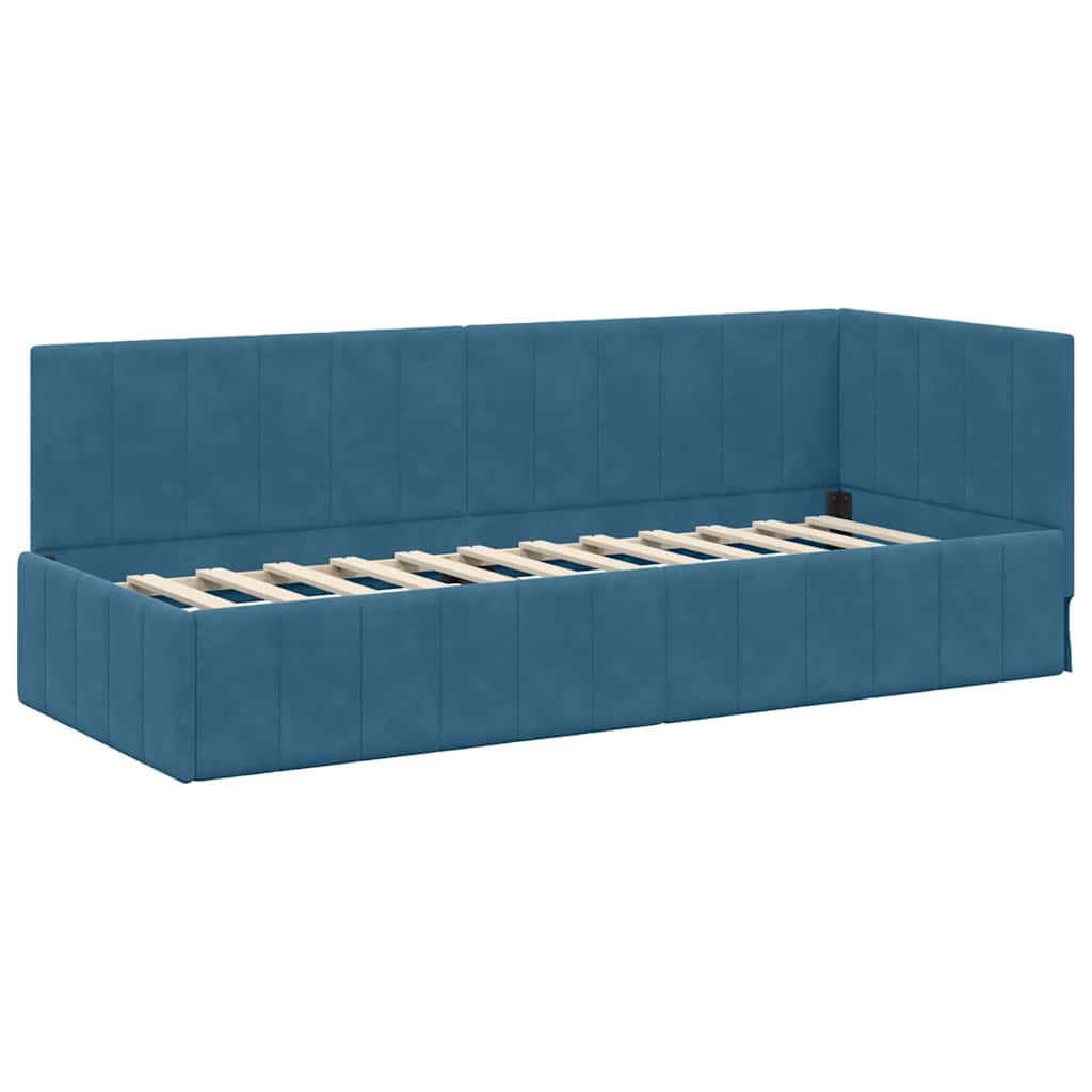 Rohový Rám Postele S Čelo 80 Cm X 200 Cm Samet