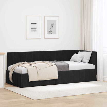 Rohový Rám Postele S Čelo 80 Cm X 200 Cm Samet