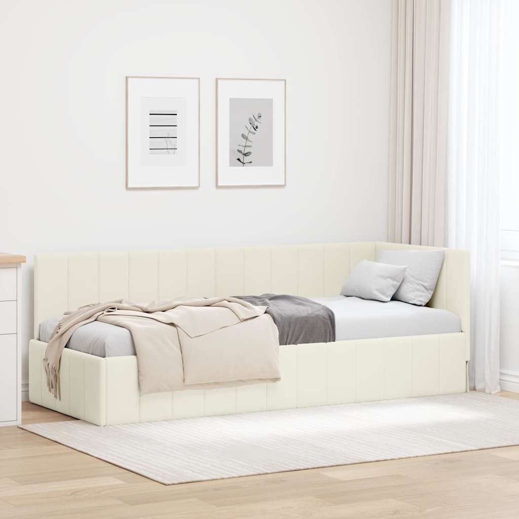 Rohový Rám Postele S Čelo 80 Cm X 200 Cm Samet