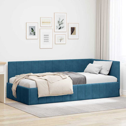 Rohový Rám Postele S Čelo 80 Cm X 200 Cm Samet