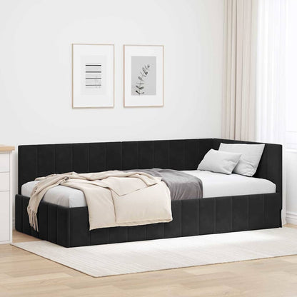 Rohový Rám Postele S Čelo 80 Cm X 200 Cm Samet