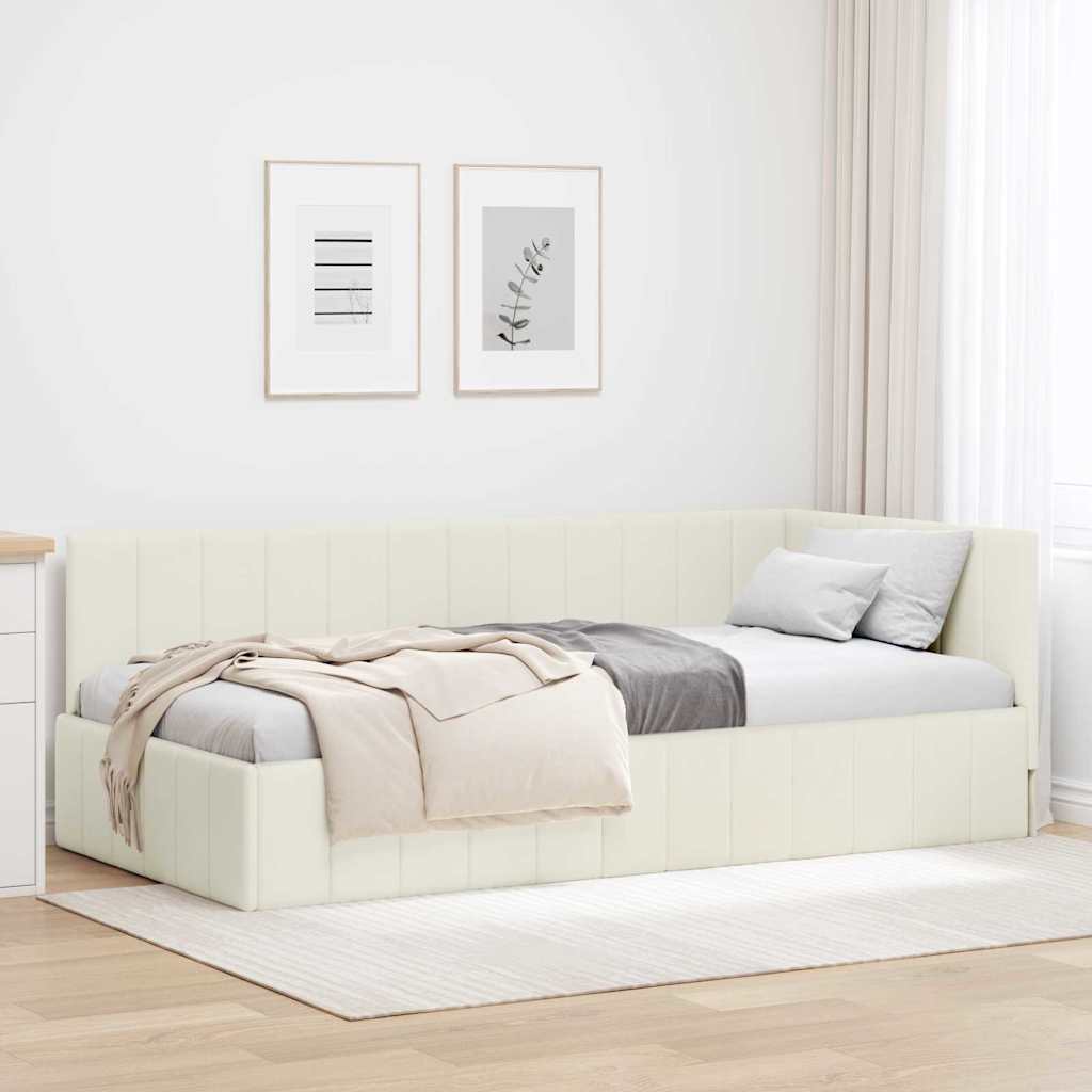 Rohový Rám Postele S Čelo 80 Cm X 200 Cm Samet