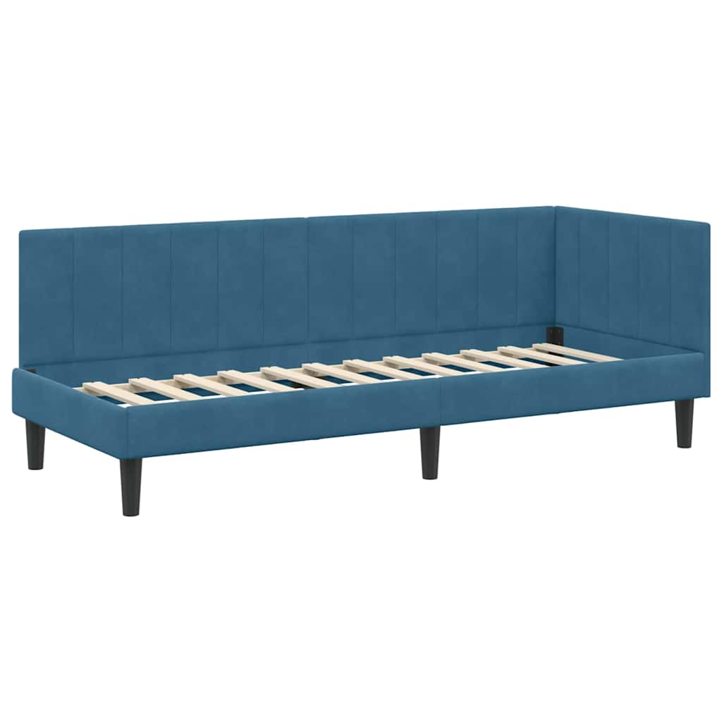 Rohový Rám Postele S Čelo 80 Cm X 200 Cm Samet
