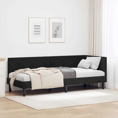 Rohový Rám Postele S Čelo 80 Cm X 200 Cm Samet