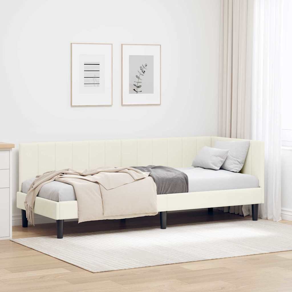 Rohový Rám Postele S Čelo 80 Cm X 200 Cm Samet