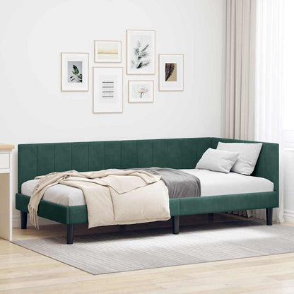 Rohový Rám Postele S Čelo 80 Cm X 200 Cm Samet