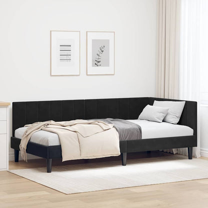 Rohový Rám Postele S Čelo 80 Cm X 200 Cm Samet