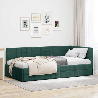 Rohový Rám Postele S Čelo 80 Cm X 200 Cm Samet