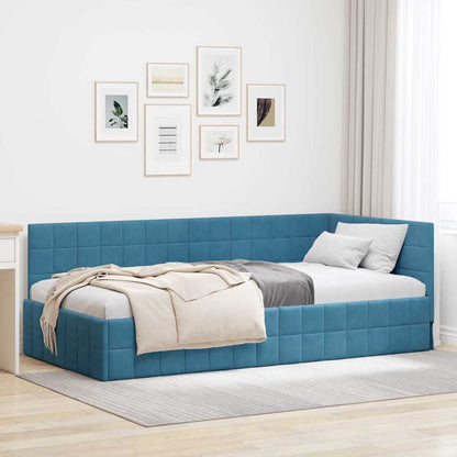 Rohový Rám Postele S Čelo 80 Cm X 200 Cm Samet