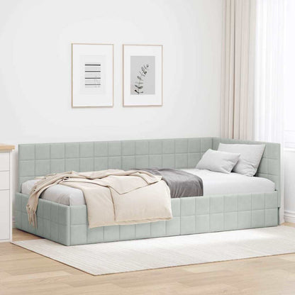 Rohový Rám Postele S Čelo 80 Cm X 200 Cm Samet