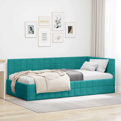 Rohový Rám Postele S Čelo 80 Cm X 200 Cm Samet
