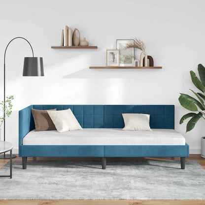 Rohový Rám Postele S Čelo 80 Cm X 200 Cm Samet