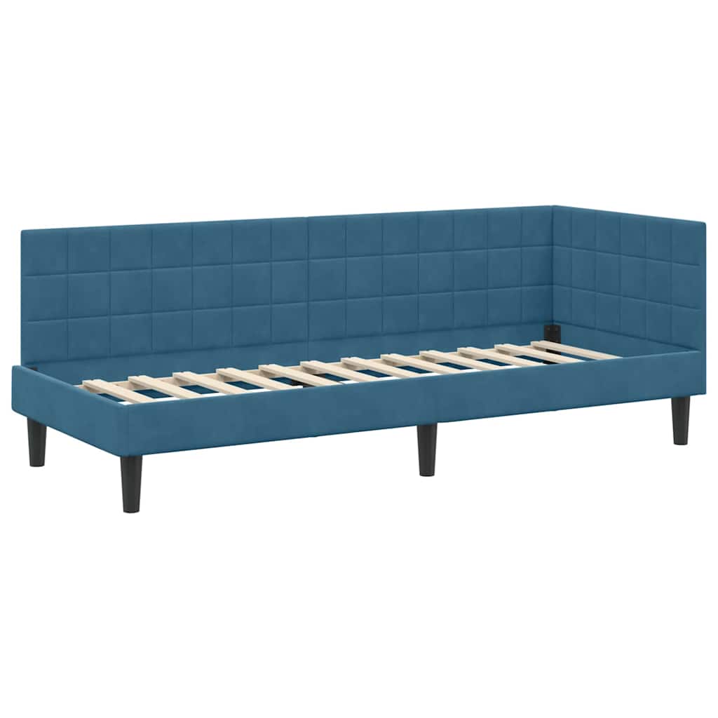Rohový Rám Postele S Čelo 80 Cm X 200 Cm Samet