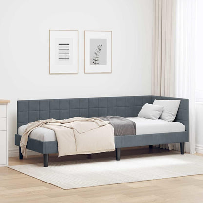Rohový Rám Postele S Čelo 80 Cm X 200 Cm Samet