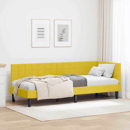 Rohový Rám Postele S Čelo 80 Cm X 200 Cm Samet