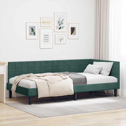 Rohový Rám Postele S Čelo 80 Cm X 200 Cm Samet