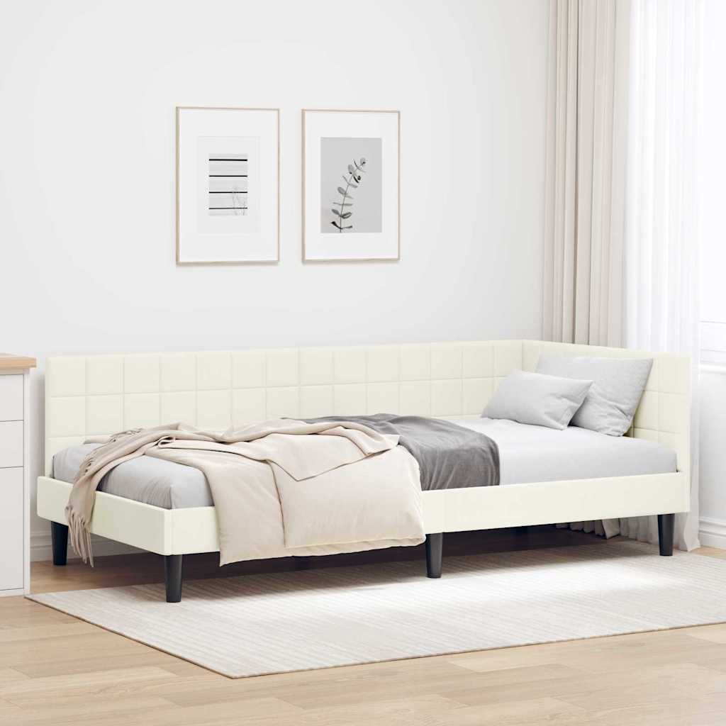 Rohový Rám Postele S Čelo 80 Cm X 200 Cm Samet