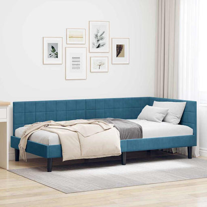 Rohový Rám Postele S Čelo 80 Cm X 200 Cm Samet
