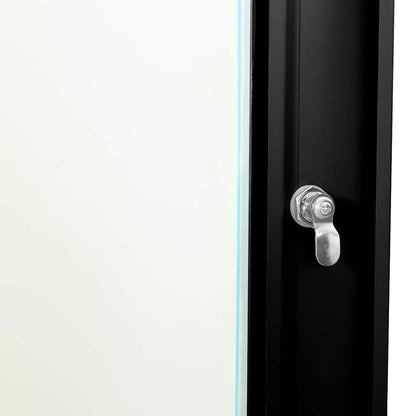 Síťový Kabinet S Úložištěm Černá 60 X 60 X 35 Cm Ocel