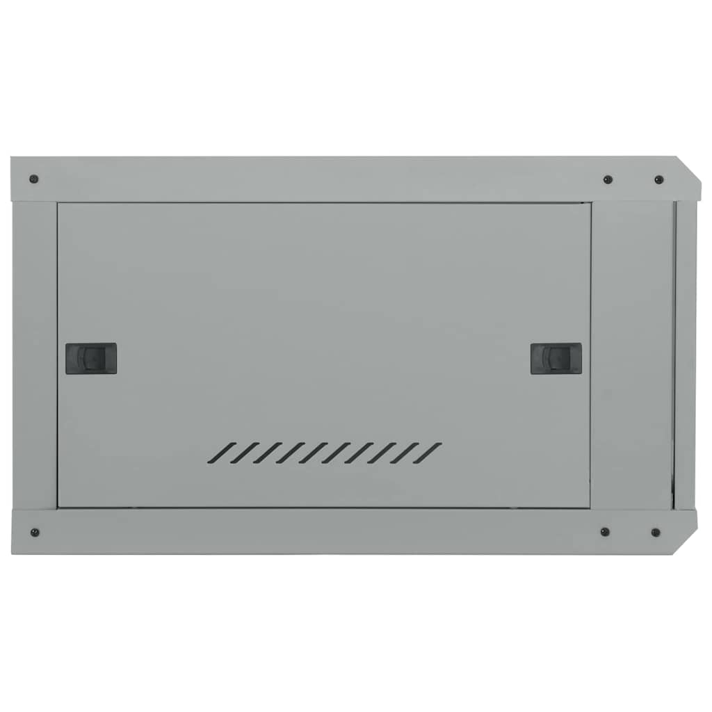 Síťový Kabinet S Úložištěm Šedá 60 X 60 X 35 Cm Ocel