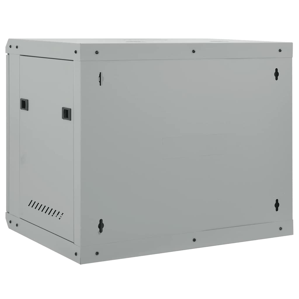 Síťový Kabinet S Úložištěm Šedá 60 X 45 X 50 Cm Ocel