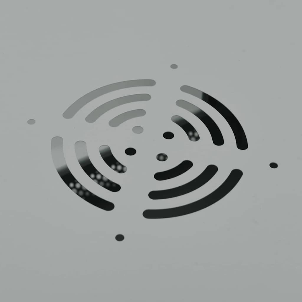 Síťový Kabinet S Úložištěm Šedá 60 X 60 X 50 Cm Ocel