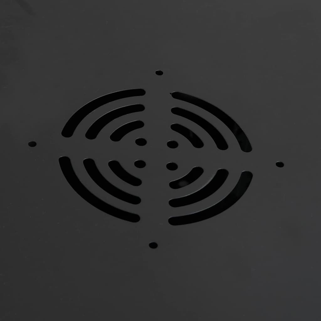 Síťový Kabinet S Úložištěm Černá 53 X 35 X 21 Cm Ocel