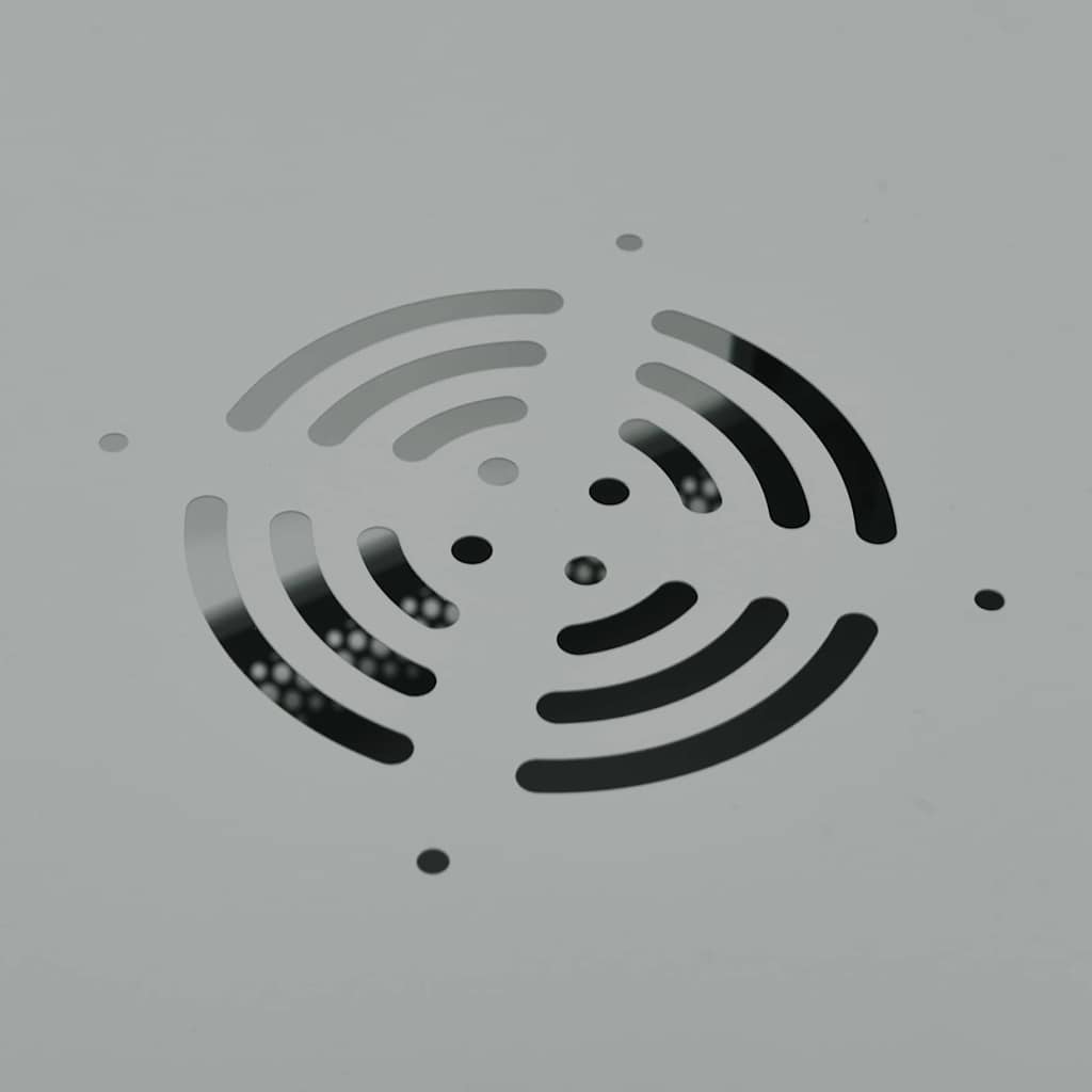 Síťový Kabinet S Úložištěm Šedá 53 X 60 X 30 Cm Ocel