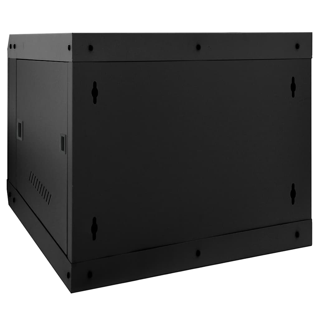Síťový Kabinet S Úložištěm Černá 53 X 60 X 45 Cm Ocel