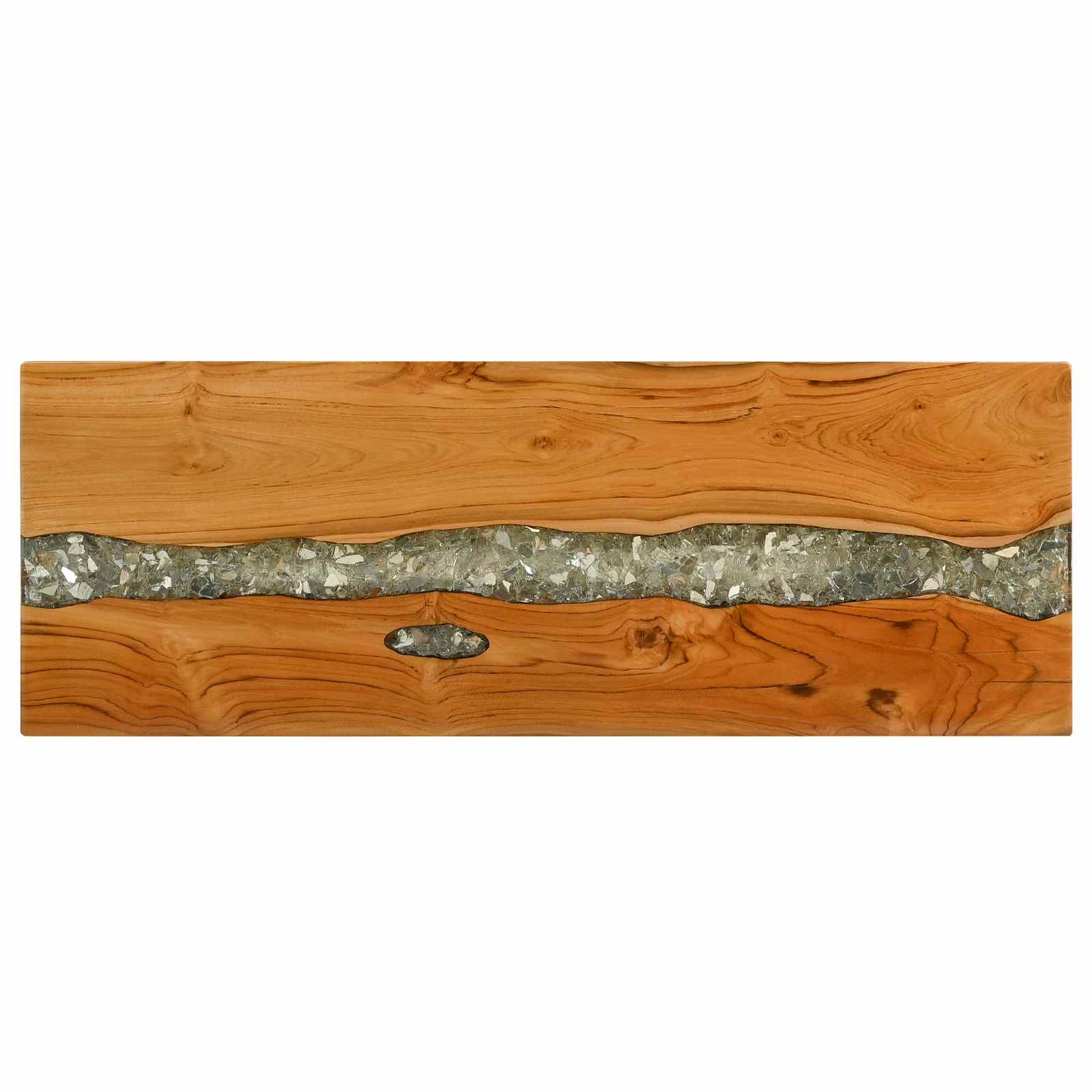 Konzolový Stolek Hnědá 100 X 35 X 75 Cm Pevné Teakové Dřevo