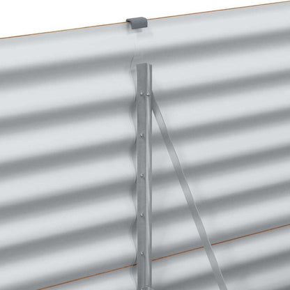 Zahradní Vyvýšený Záhon 582 X 50 X 68 Cm Pozinkovaná Ocel