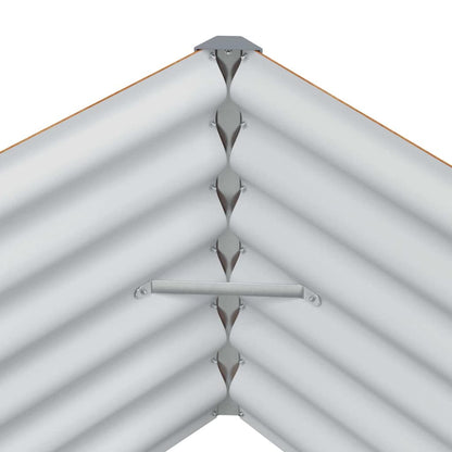 Zahradní Vyvýšený Záhon 970 X 50 X 36 Cm Pozinkovaná Ocel